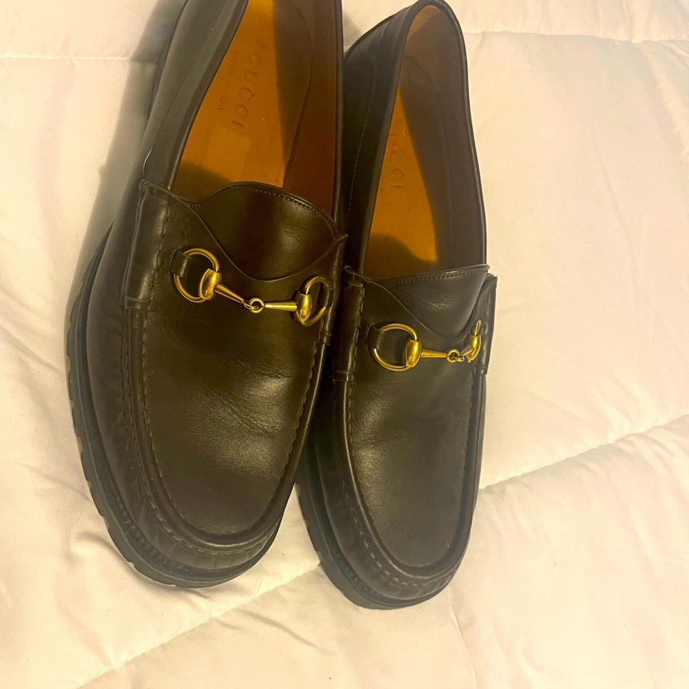 MEN SIZE 12 GUCCI LUGS HORSEBIT